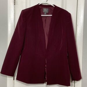 Worthington Women's XL Burgundy/Red Blazer, NWT